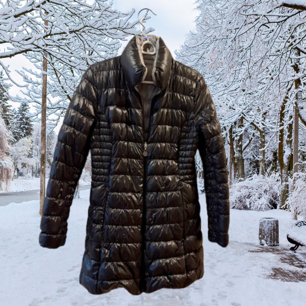 Laundry by Shelli Segal Women's Reversible Puffer Coat Size Medium